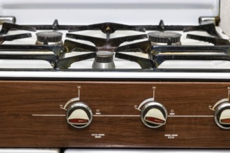 Image of a butane cooker. vintage village objects