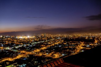 Caribbean, Cuba, Santiago de Cuba, Night shot Austria, Central America