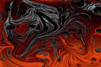 Ebru marble effect surface pattern design for print