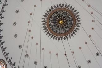 Geometric patterns on the walls of a dome