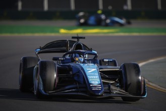 MELBOURNE, AUSTRALIA, MARCH 22: Jak Crawford USA and Dams Lucas Oil during qualifying at the 2024