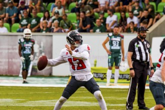 German Football League, Game: Schwäbisch Hall Unicorns, Kirchdorf Wildcats in the Optima Sportpark