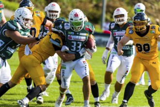 German Football League, Game: Schwäbisch Hall Unicorns, Munich Cowboys in the Optima Sportpark in