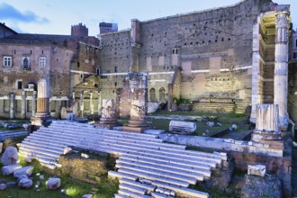 View of the city, photo as a background in old italian roman capital city, rome, italy
