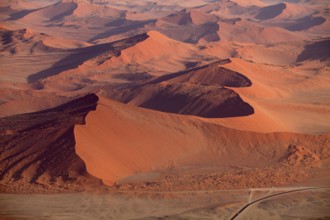 Hot air balloon ride over the Namib in the Namib-Naukluft National Park in Namibia