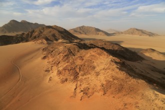 Namibia from above Aerial view of the Namib Naukluft National Park