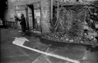 Germany, Potsdam, 04.12.1990, Kulturfabrik in Potsdam, Gallery and Café, Europe