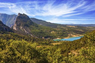Provence, Alpes-Côte d'Azur, France. Fascinating journey through the azure waters. The Verdon River