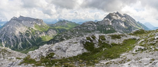 Fantastic hike in the Lechquellen Mountains in Vorarlberg Austria near Lech, Warth, Bludenz