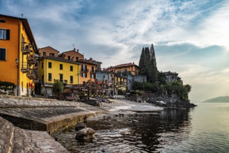 Lakeside of Varenna at sunset