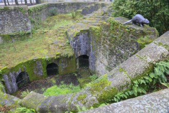 Casemates at the former city gate Porte Saint Pierre, Nantes, Departement Loire-Atlantique, Region