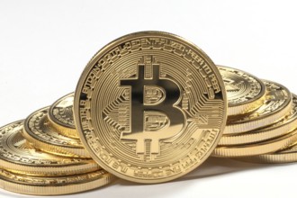 Golden Bitcoins. New virtual money