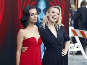Mila Kunis and Kate McKinnon at the Los Angeles premiere of 'The Spy Who Dumped Me' held at the