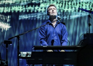 The Norwegian band a-ha with Magne Furuholmen performs at the Mercedes Benz Arena