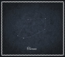 Tucana star constellation, Night sky, Cluster of stars, Deep space, Toucan constellation
