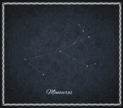 Monoceros star constellation, Night sky, Cluster of stars, Deep space, Unicorn constellation