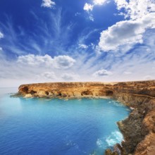 Ajuy beach Fuerteventura at Canary Islands of Spain