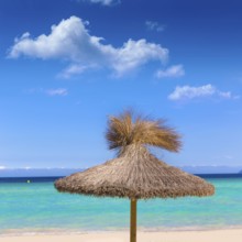 Majorca Platja de Muro beach in Alcudia bay in Mallorca Balearic islands of Spain