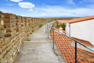 Galisteo fortress in Caceres of Extremadura Spain by the Via de la Plata way
