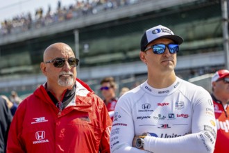 INDYCAR driver, GRAHAM RAHAL (15) of New Albany, Ohio and his Rahal Letterman Lanigan Racing Honda