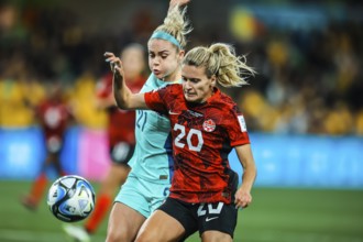 MELBOURNE, AUSTRALIA, JULY 31: Cloe LACASSE of Canada as Australia plays Canada at the FIFA Women's
