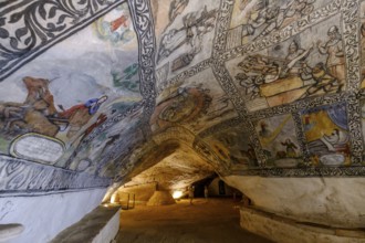 Cave Hermitage of San Bernabé, Ojo Guareña, Espinosa de los Monteros, Castilla y Leon, Spain,
