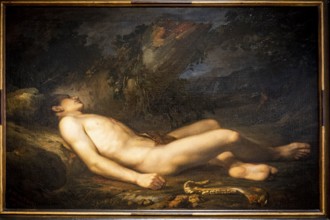 Biblical scene: Abel, 1864, oil on canvas, Ricard Anckermann