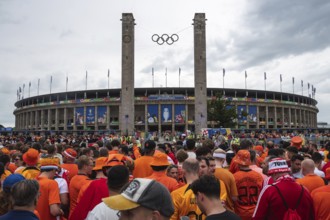 BERLIN, GERMANY - JULY 6, 2024: Euro 2024 quarterfinal match Nederlands vs Turkey (Turkiye) 2:1.