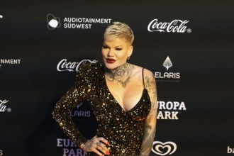 Melanie Müller at the presentation of the Radio Regenbogen Award 2024 at Europapark Rust