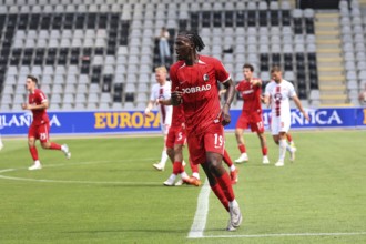 U23) at the match of the Football-RL SW 24-25: 1st Sptg: SC Freiburg II vs Kickers Offenbach