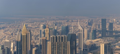 A picture of the tall buildings at the Trade Centre district