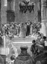 Formal coronation as Tsar, 1896, Nicholas II, or Nikolay Alexandrovich Romanov, 1868 - 1918,
