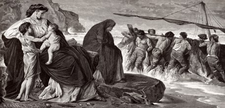 Medea's farewell, Greek mythology