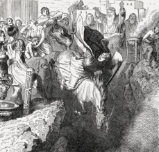 The Sacrificial Death of Marcus Curtius, Ancient Rome