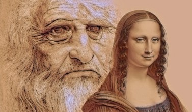 Leonardo da Vinci, 1452 - 1519, Italian painter, sculptor, architect and engineer, the painting la