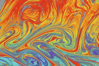 Abstract creative marble pattern texture. Traditional art of Ebru marbling