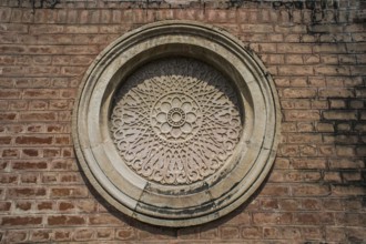 Circular design on Baroda Museum and Picture Gallery, Gujarat, India, Asia