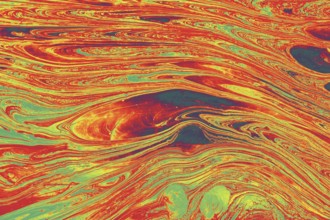 Traditional Ottoman Turkish abstract marbling art patterns as background