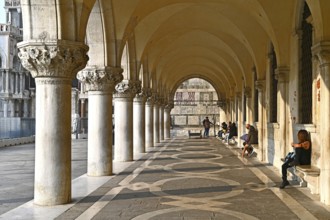 Colonnade near the Doge's Palace