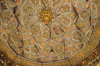 Ottoman Turkish art with geometric patterns on surfaces