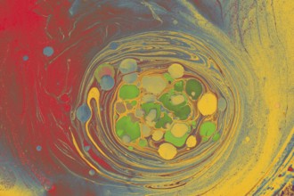 Abstract marbling floral pattern for fabric, tile design. background texture