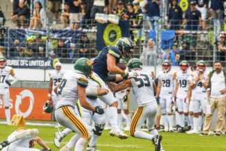 European League of Football, ELF/ Game: Barcelona Dragons at Stuttgart Surge on 18. Aug. 2024, in