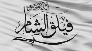 The Sham Legion Flag, Closeup View