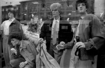 Germany, Eberswalde, 25 March 1992, Mannequins in Eberswalde, Europe