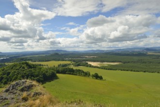 View from Lysá skála in the Czech Republic