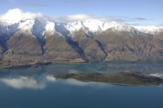 Pig Island in Lake Wakatipu, Otago, New Zealand, Oceania