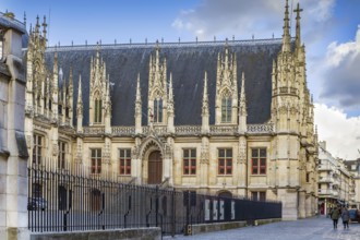 Rouen Palace of Justice, is one of the most beautiful Gothic palaces of France, dates from the