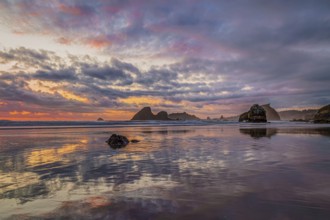 A color sunset landscape from Humboldt County, California