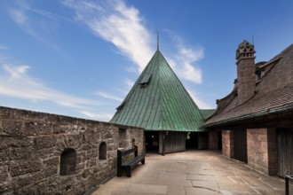 Castle-Königsbourg, Alsace, France, Europe