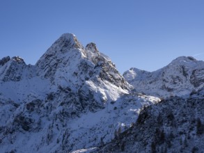 View of Trona Mount in winter